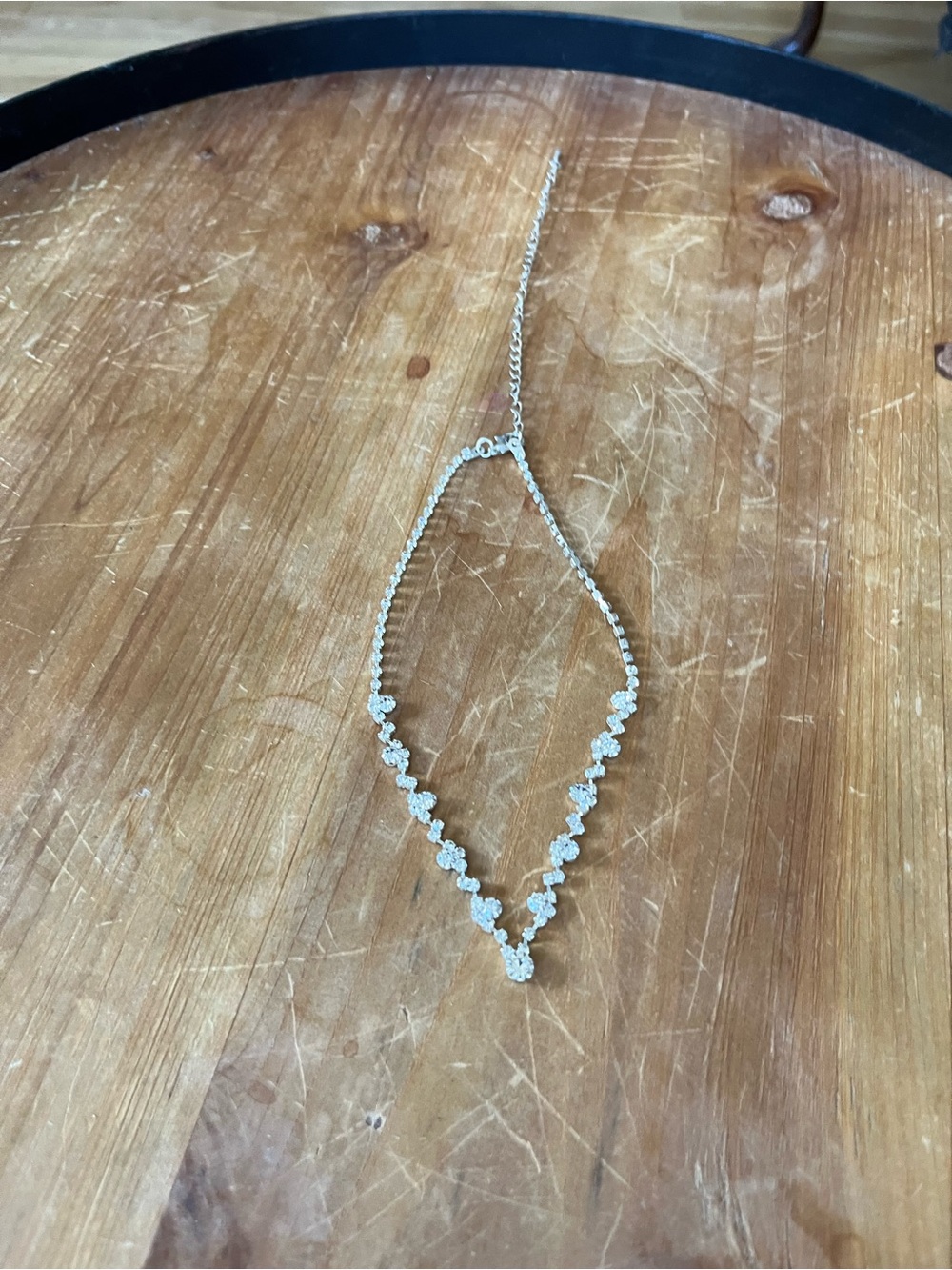 Elegant Silver Crystal Necklace for Women